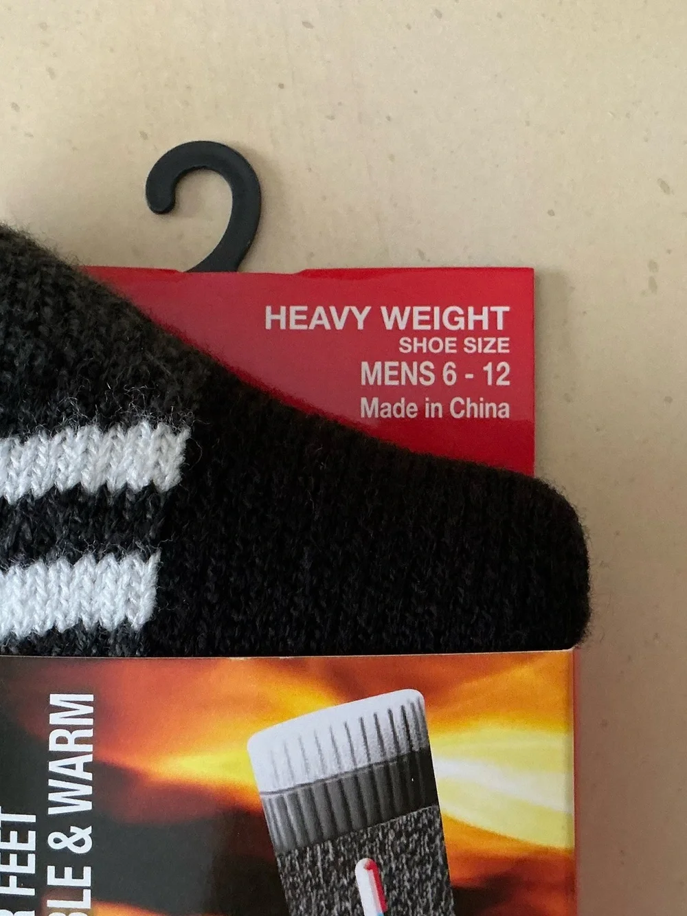 NWT Men’s Winter Thermal Socks - Size 6-12 🥾
